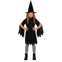 Costume de sorcière de Salem noir pour enfant