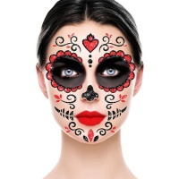 Bijoux adhésifs pour le visage de Catrina avec paillettes