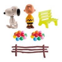 Décoration pour gâteau Snoopy - Dekora - 6 unités