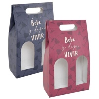 Boîte cadeau de 35 x 24 x 11 cm Bebe et laissez vivre - 1 unité