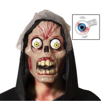 Masque de zombie avec yeux exorbités