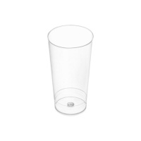 Verres de plastique transparent de 100 ml pour dégustation - 8 unités