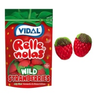 Fraises des bois fourrées à la gélatine - Vidal - 180 g