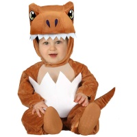 Costume de dinosaure marron pour bébé