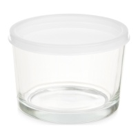 Boîte hermétique ronde en verre de 200 ml