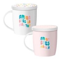 Tasse de 350 ml Amie tu es Magique avec filtre à thé - 1 unité