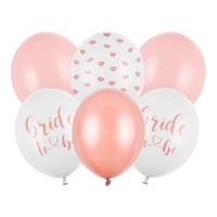 Ballons en latex Bride de 30 cm - PartyDeco - 6 unités