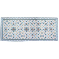 Tapis de cuisine de 1,20 x 0,50 m Hydraulique bleu clair