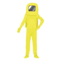 Costume d'astronaute jaune pour jeunes