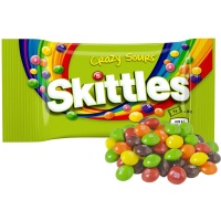 Bonbons à mâcher avec une couche de sucre saveur fruits - Skittles Fruits - 38 g