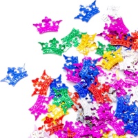 Confettis de couronnes multicolores de 20 g