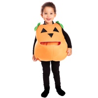 Costume de citrouille avec bouche enfant