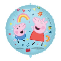 Ballon de Peppa et George Pig de 46 cm - Procos