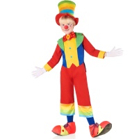 Déguisement de clown multicolore pour enfant