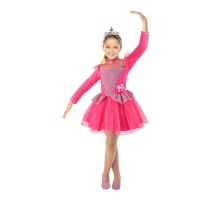 Déguisement de Barbie danseuse à manches longues pour fille