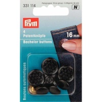 Boutons pour célibataires de 1,6 cm tête pointue Étoiles - Prym - 4 unités