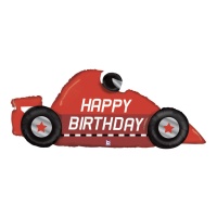 Ballon de course automobile Joyeux Anniversaire de 1,42 m - Grabo