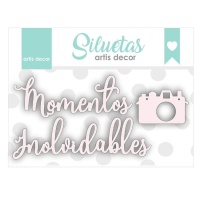 Chipboard Moments inoubliables - Artis décor - 3 pièces