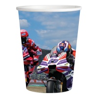 Gobelets Moto GP de 200 ml - 8 unités