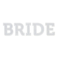 Patch thermocollant Bride blanc