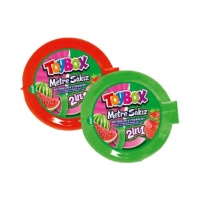 Double chewing-gum melon et fraise de 28 g - 1 unité