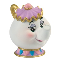 Figurine pour gâteau de Madame Samovar de La Belle et la Bête de 7 cm - 1 unité