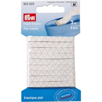 Ruban élastique de 0,6 cm blanc plat - Prym - 3 m