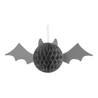 Suspension nid en forme de chauve-souris noire de 45 x 17 cm - PartyDeco