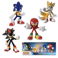 Set de figurines pour gâteau de Sonic - 4 Unités