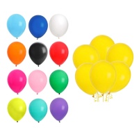 Ballons en latex de 30 cm de couleurs - 10 unités