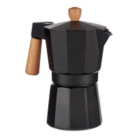 Cafetière italienne 6 tasses avec poignée en bois - Kinvara