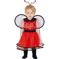 Costume de coccinelle avec robe pour bébé