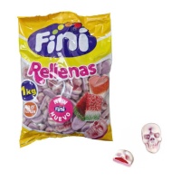 Bonbons gélifiés en forme de crânes fourrés - Fini - 1 kg