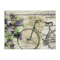 Papier de riz de vélo vintage de 29,7 x 42,5 cm - Artis decor - 1 unité