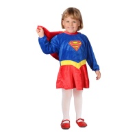 Costume de superman pour bébé fille