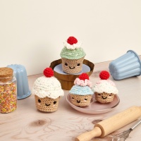 Kit d'Amigurumis - Cupcakes - DMC