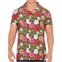 Chemise hawaïenne à fleurs pour adulte