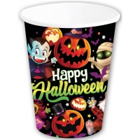 Gobelets Happy Halloween de 240 ml - 6 unités