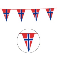 Fanion triangle de Norvège de 10 m