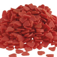 Sprinkles de coeurs rouges de 1 kg - Dekora