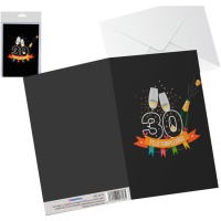 Carte d'anniversaire Joyeux 30