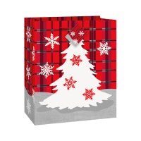 Sac cadeau de 23 x 18 x 10 cm de Rustic Christmas