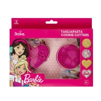 Kit de biscuits avec 2 emporte-pièces et 2 marqueurs de Barbie