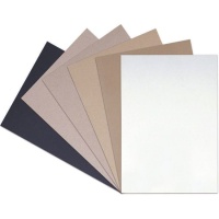 Kit de cartons unis couleurs basiques de 25,4 x 18 cm - Artis decor - 18 unités