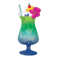 Ballon de cocktail tropical de 40 x 93 cm - Anagram