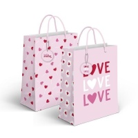 Sac cadeau de 32 x 26 x 10 cm de Sweet Love - 1 unité