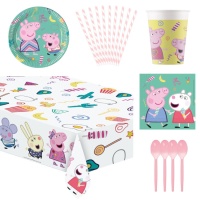 Pack pour fête de Peppa Pig - 8 personnes