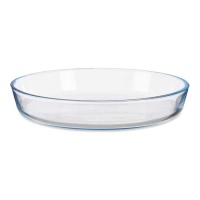 Plat rond en verre de 26 cm - Vivalto