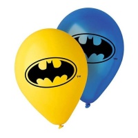 Ballons de Batman bleus et jaunes - Ciao - 10 unités