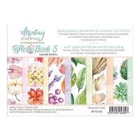 Flora book 5 kit de papiers pour scrapbooking - Mintay Papers - 24 feuilles